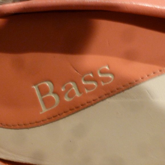 BASS Comfy Pink Leather Slide Slip -On Open Back Sandals 10M - Picture 5 of 9